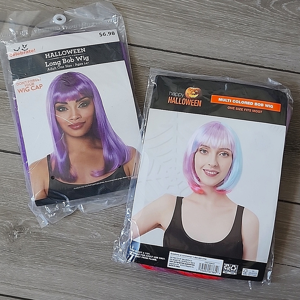 Colored wigs
